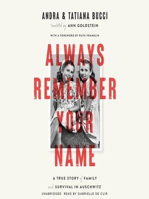 cover image of Always Remember Your Name